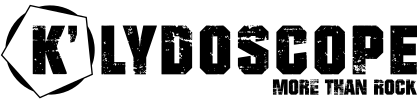 K'lydoscope Schriftzug, schwarz